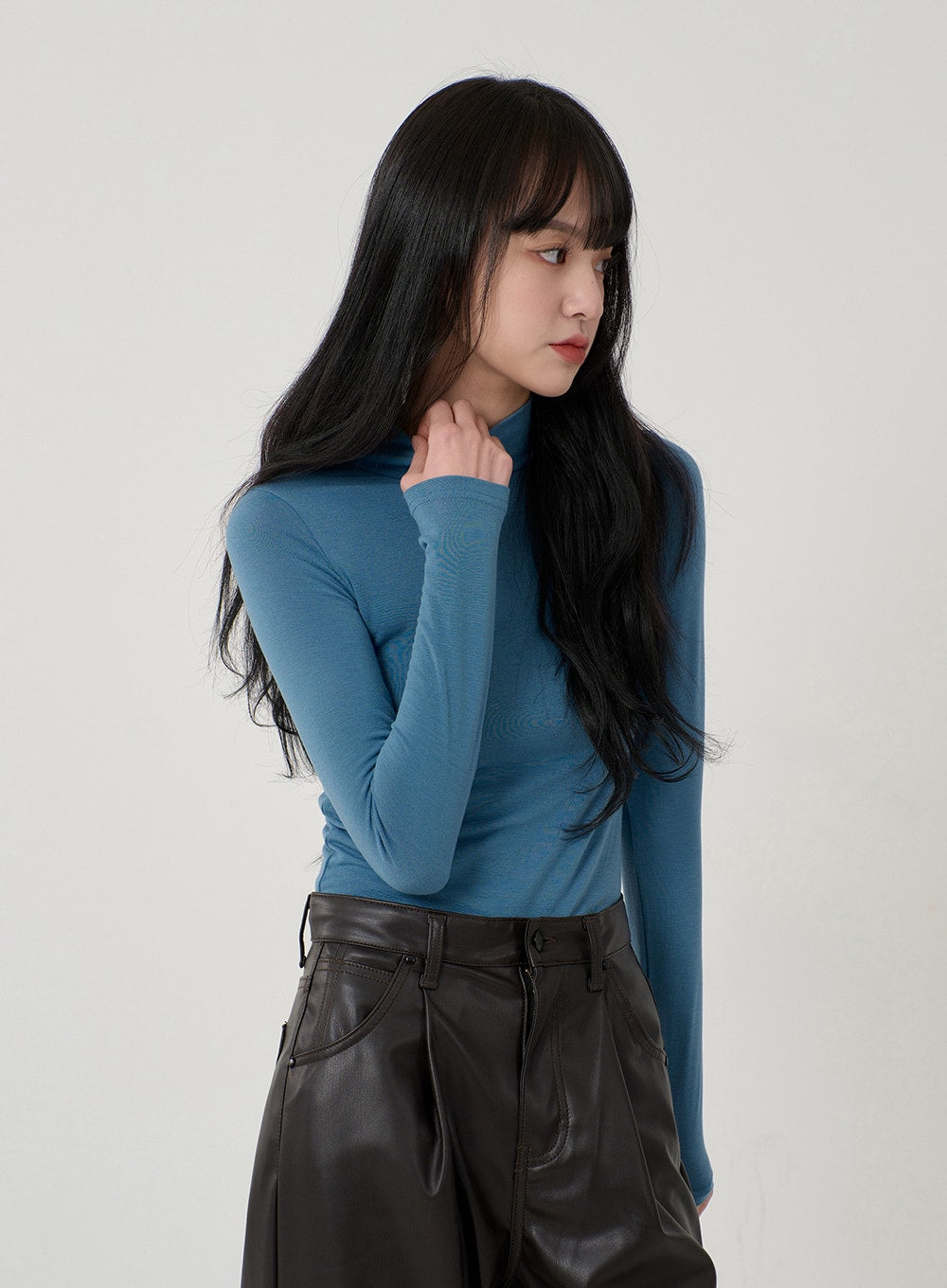 Basic Long Sleeve Turtleneck OD16