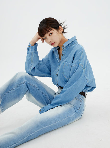 Relaxed Fit Denim Shirt CM10