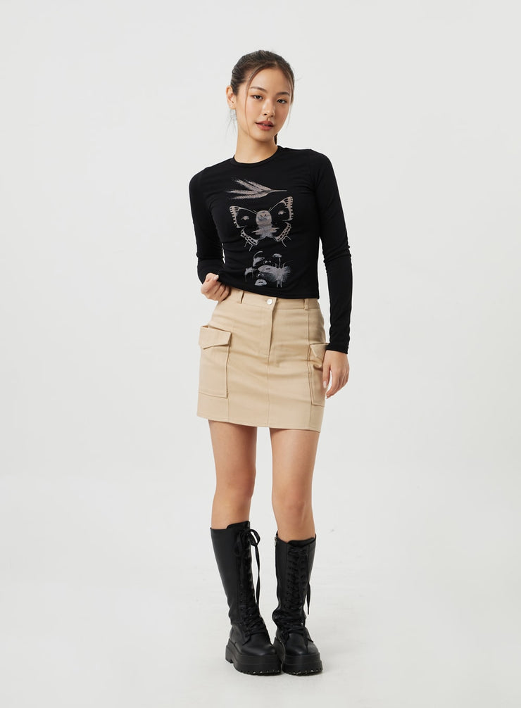 Cargo Mini Skirt CM306