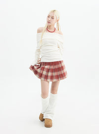 plaid-pleated-mini-skirt-in328