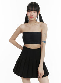 basic-tube-crop-top-om426 / Black