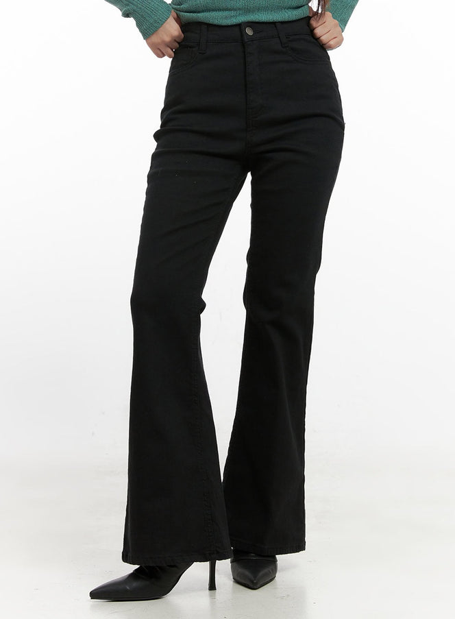 comfy-slim-fit-trousers-cn413 / Black