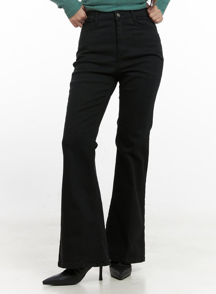 comfy-slim-fit-trousers-cn413 / Black