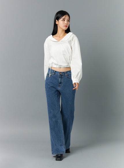 straight-leg-jeans-on324 / Blue