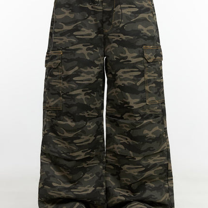 camo-cargo-stitch-pants-cn405 / Camouflage