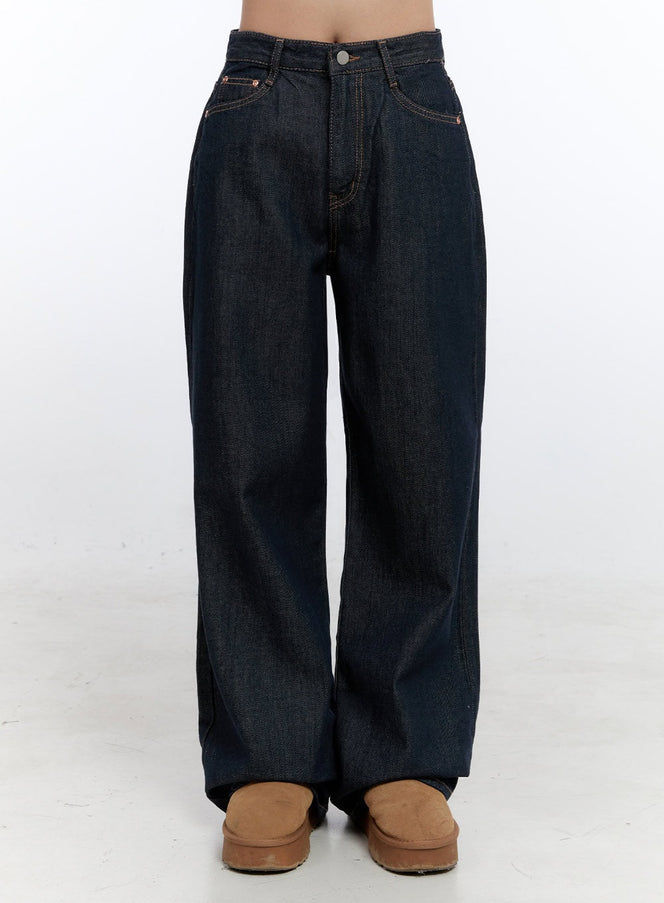 isla-breeze-wide-leg-jeans-on418 / Dark blue