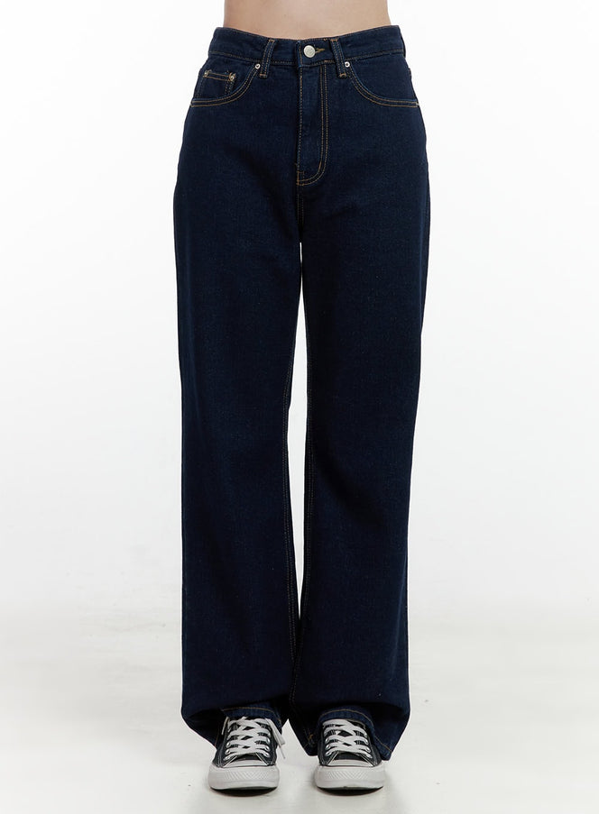 brielle-warm-denim-jeans-on408 / Dark blue