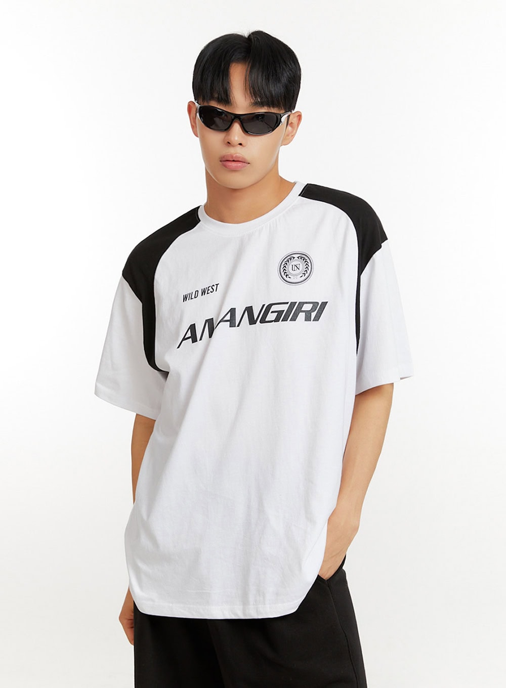 mens-sporty-graphic-round-neck-t-shirt-iu427 / White