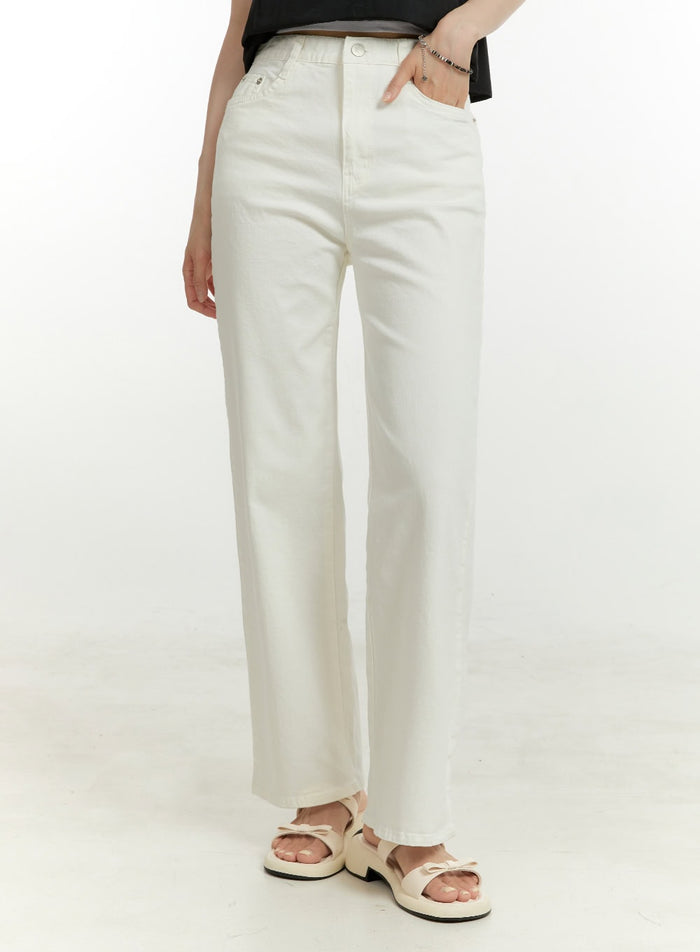 straight-leg-crop-pants-ou428 / White