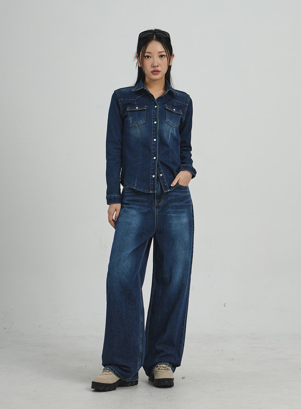 Maxi Wide Jeans CD09