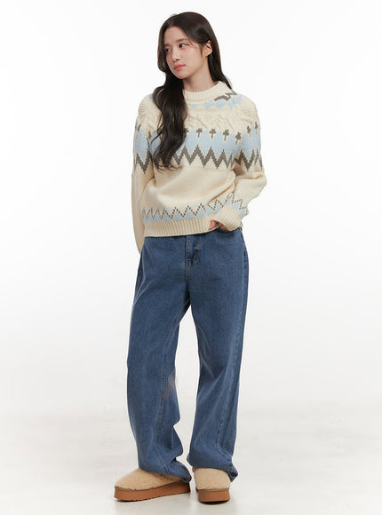 nordic-knit-round-neck-sweater-on429