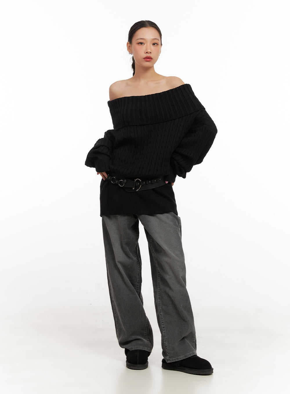 off-shoulder-long-sleeve-cable-sweater-cd410