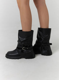 buckle-midi-boots-cd318