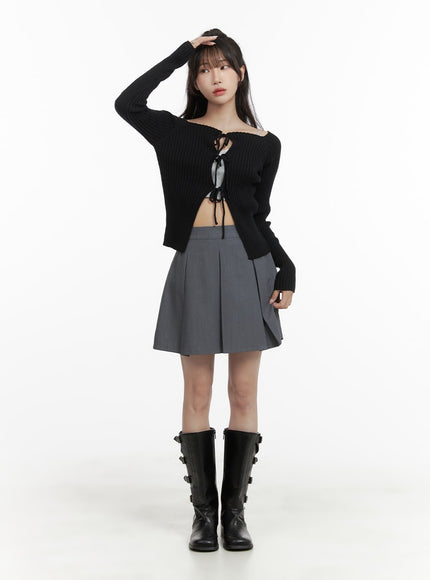 box-pleated-mini-skirt-ca403