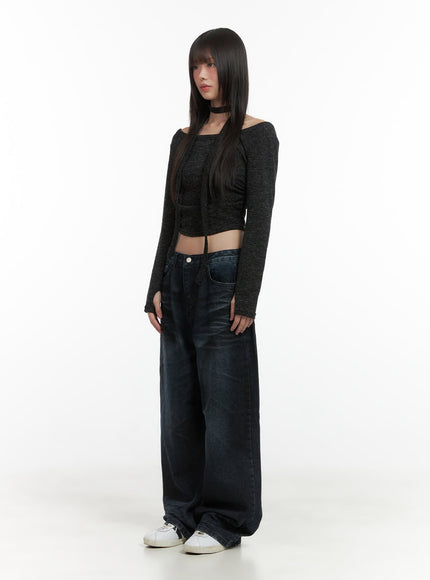 talia-black-denim-wide-pants-co410