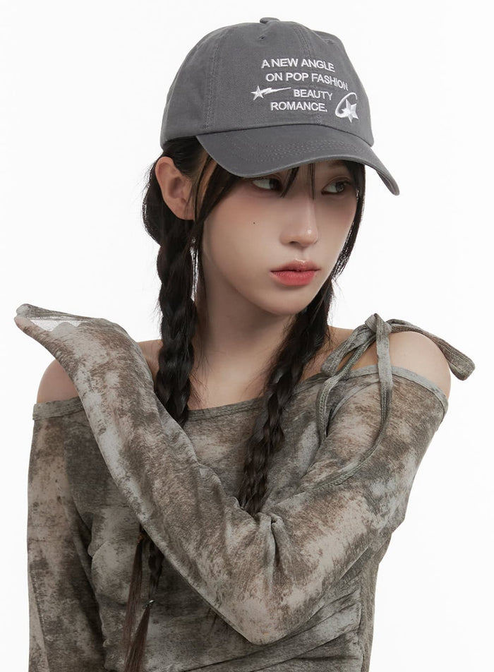 acubi-star-graphic-cap-oa425 / Gray