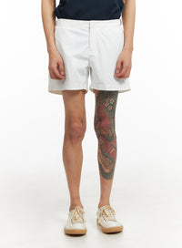 mens-summer-shorts-iy424 / White