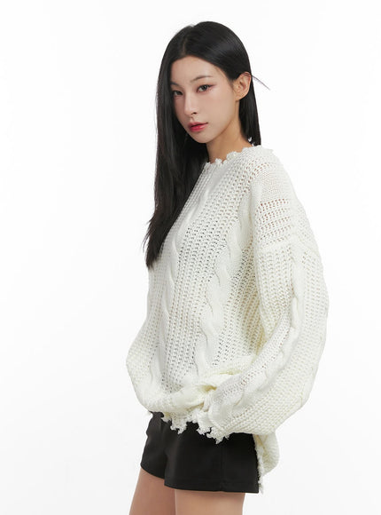 oversize-damaged-knit-sweater-cn416