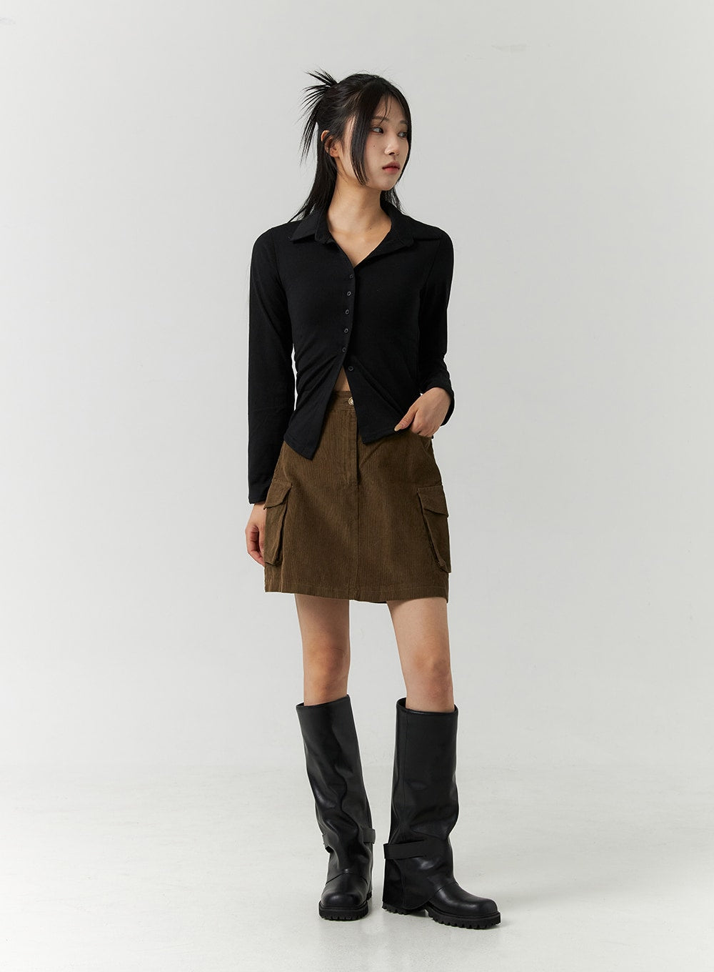 corduroy-cargo-mini-skirt-cn321