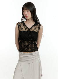 see-through-buttoned-sleeveless-hoodie-top-cl426