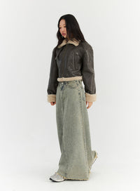 raw-hem-maxi-denim-skirt-cn303