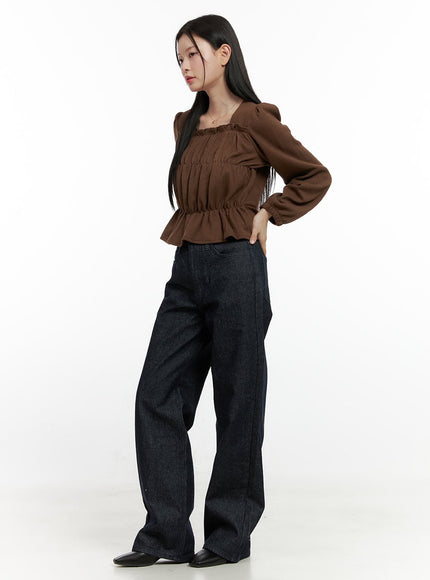 corduroy-square-neck-blouse-on408