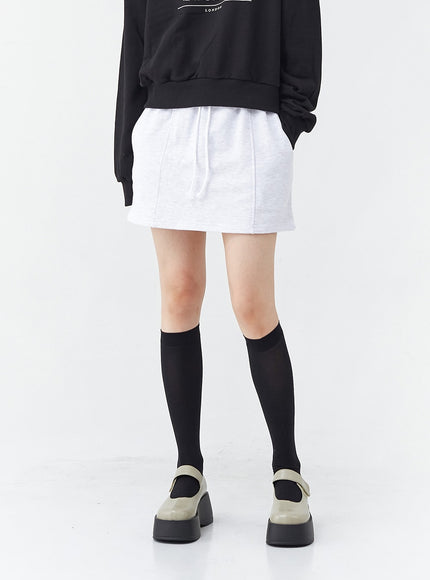 Basic Sweat Skirt with Pocket OG17