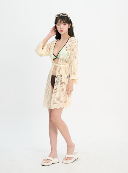 Knit Cover-Up Robe IN302