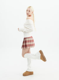 plaid-pleated-mini-skirt-in328