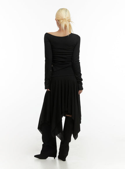 unbalanced-chic-midi-skirt-co414