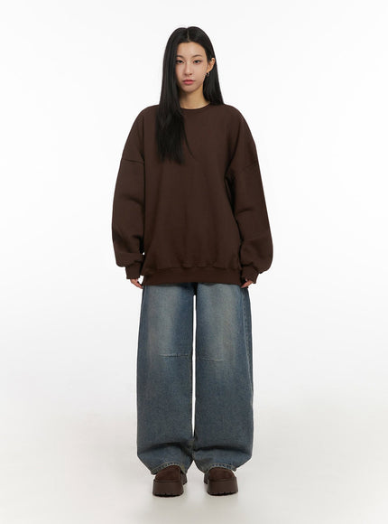 Classic Oversized Crew Neck IJ503