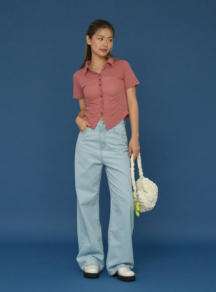 Basic Wide Denim Pants CG02