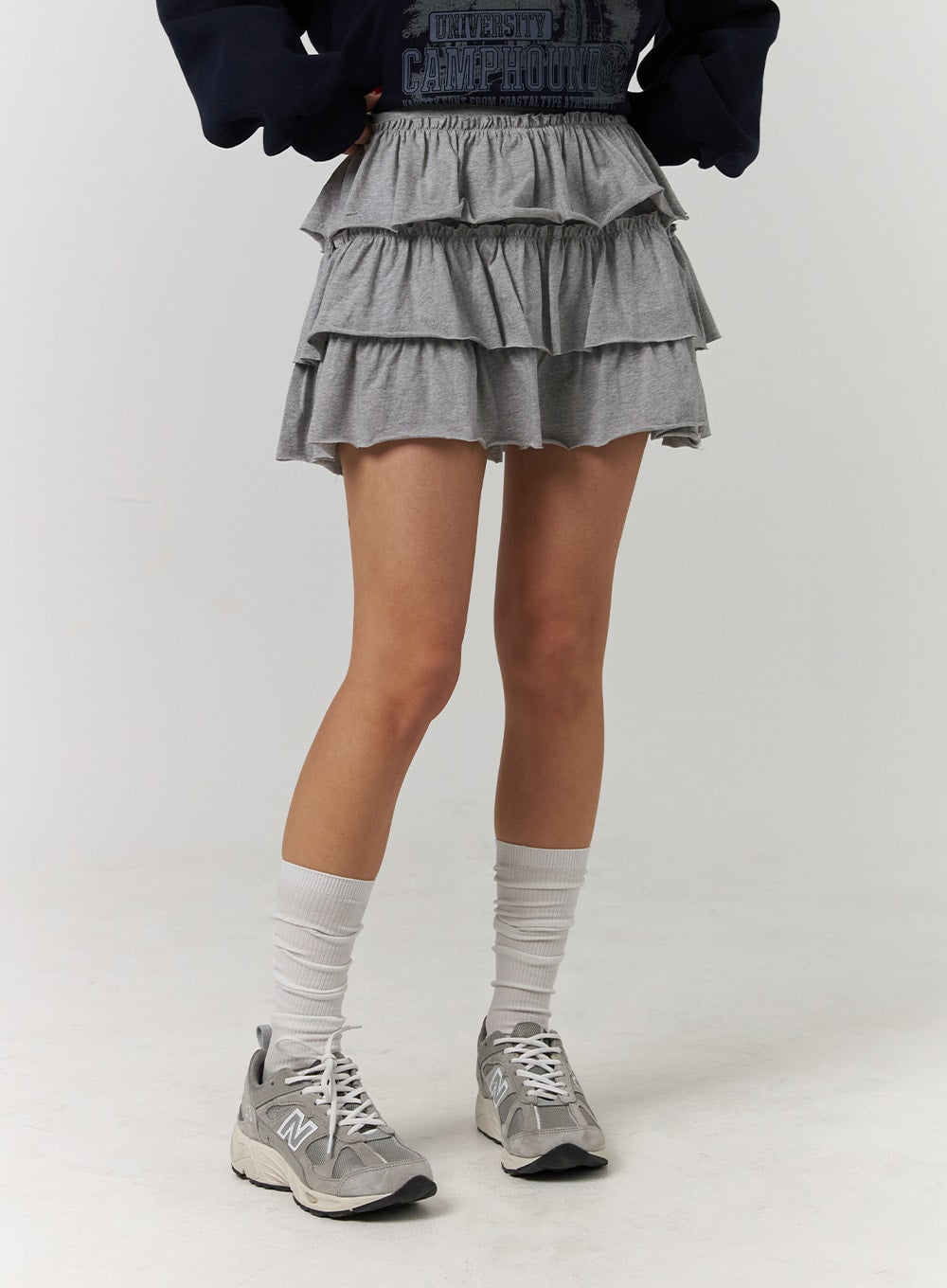 layered-frill-mini-skirt-cd329