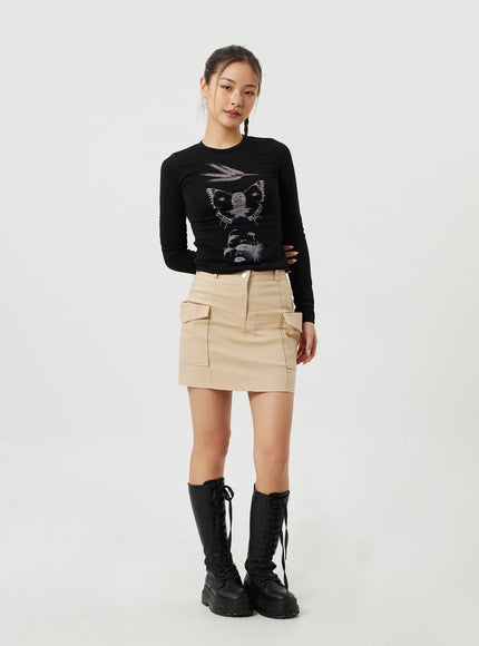 Cargo Mini Skirt CM306