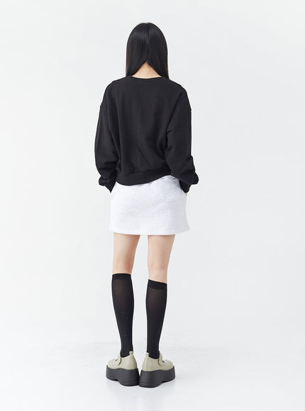 Basic Sweat Skirt with Pocket OG17