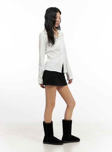 solid-warm-mini-skirt-cn416