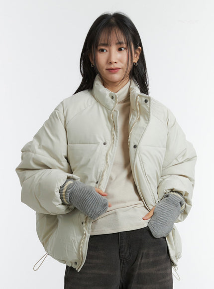 solid-zip-up-stand-collar-puffer-jacket-od315