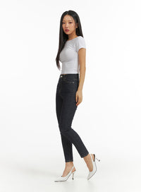 high-waist-solid-skinny-jeans-cj425