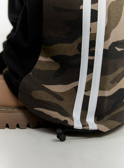 Camo Two-Tone Sweatpants CJ522