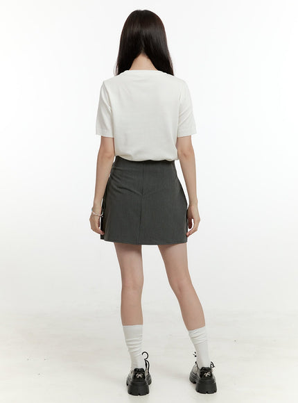 half-pleated-belted-mini-skirt-ol423