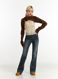 ribbed-hooded-knit-bolero-id315