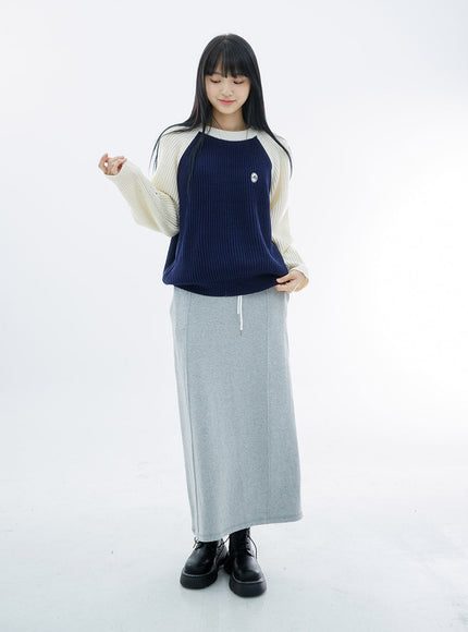 Elastic Sporty Tube Long Skirt OS27