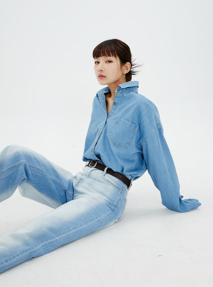 Relaxed Fit Denim Shirt CM10