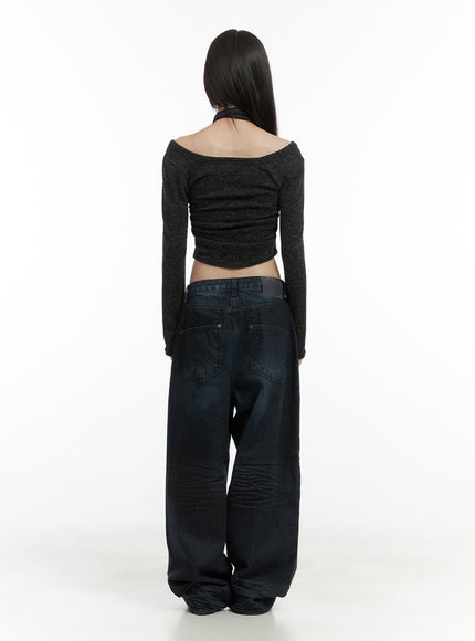 talia-black-denim-wide-pants-co410