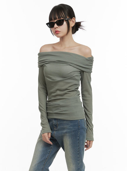 ribbed-off-shoulder-slim-fit-tshirt-oo401