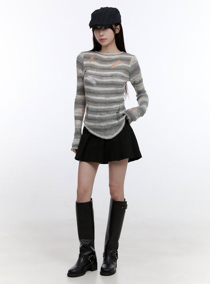 stripe-destroyed-long-sleeve-knit-top-co419