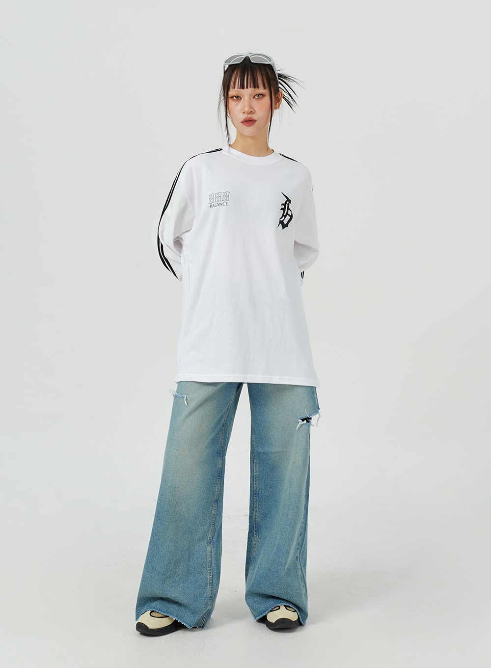 Graphic Oversized Top Unisex CM313