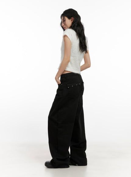 studded-comfy-wide-fit-pants-cn416