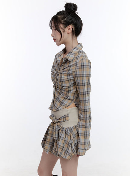 shirred-crop-check-shirt-co418