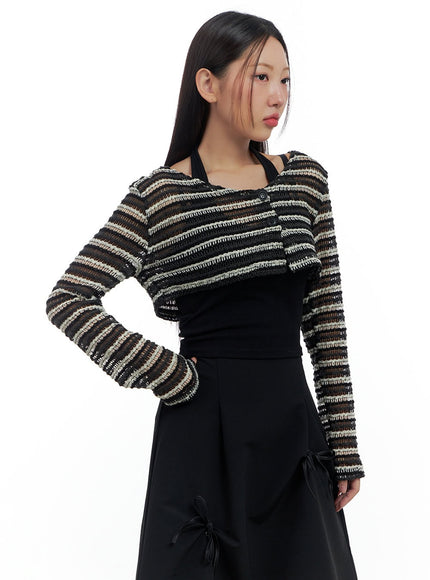 stripe-buttoned-sheer-crop-cardigan-cs424